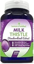 Milk Thistle Standardized Extract met 80% Silymarin 250 mg, 200 capsules
