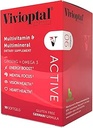 Vivioptal Active, 90 Softgels, Ginseng & Omega 3, Multivitamine & Multimineral, Glutenvrij, Duitse Formule