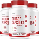 (3 Pack) GlucoCapsules - Official GlucoCapsules Advanced Premium Formula Pills Support Maximum Strength, All Natural Ingredients Vitamins for Overall Health & Wellness, 180 Capsules for 3 Months