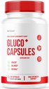 GlucoCapsules - Official GlucoCapsules Advanced Premium Formula Pills Support Maximum Strength, All Natural Ingredients Vitamins for Overall Health & Wellness, 60 Capsules for 1 Month