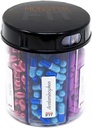 Monster Jr Supplement Pill Dispenser - Houdt kleine Medium Medicatie Vitaminen en Gemakkelijk Dispense van One Container Inclusief Compartiment Labels ( 1 Pack)