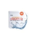 RIVAL NUTRITION Micronized Creatine I 100% Creatine Monohydrate Powder I Unflavored, 60 Servings, 300g per Container I 5g Per Serving I Supports Muscle Performance, Lean Mass, and Cognitive Function