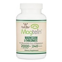 Magnesium L Threonate, Magtein 240 Capsules - 2,000 mg per Serving (Vegan Safe, Third Party Tested, Gluten Free, Non-GMO) by Double Wood Supplements