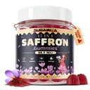 Saffron Supplements 88.5mg Saffron Gummies, 12 in 1 Saffron Extract for Adults & Kids with Curcumin & Zinc & Ashwagandha, Vegan, 30 Servings