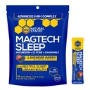MagTech Magnesium Sleep Powder - Melatonin Free Sleep Aid w/ 3g Glycine - Magtein Magnesium L-Threonate, Glycinate & Taurate - Chelated Triple Complex - Supports Sleep & Brain Health* - 14 Servings