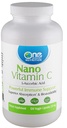One Planet Nutrition Nano Vitamin C 250 mg Capsules (120 Count) - Nano Particle Size Ascorbic Acid from Lime Extract for Max Absorption - Supports Immune Health & Collagen Production - Non GMO, Vegan