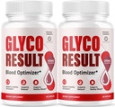 (2 Pack) Glyco Result Capsules - Official GlycoResult Pills Advanced Support for Maximum Strength, All Natural Ingredients Premium Vitamins for Overal Health & Wellness, 120 Capsules for 2 Months