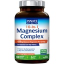 Innate Vitality 10-in-1 Magnesium Complex 960mg, 420mg Elemental Mag per Serving, with Magnesium Glycinate, Citrate, Malate, and More, Sleep, Digestion, Energy Support, 120 Vegan Caps