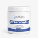 Energy Drink Powder Fruit Punch (20 Servings) - Natural Caffeine for Focus & Hydration, Electrolytes & B Vitamins, Pre Workout Energy Powder for Endurance & Mental Clarity
