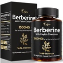 Berberine HCL 1500mg for Weight Loss with Ceylon Cinnamon & Citrus Bergamot | Triple Action Formula for Metabolic Support* | Third-Party Tested Certified, Vegan Capsules, 120 Count
