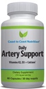 Artery Support - Artery & Circulation Supplements for Blood Flow – Vitamin K2 & D3 Blood Circulation Supplements for Men and Women - 60 Capsules