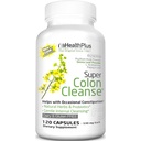 Health Plus Super Colon Cleanse Psyllium with Herbs, 500mg Capsules 120 ea (Pack of 7)