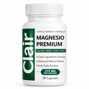 Premium - Magnesium Complex Supplement, Glycinate Malate Citrate and Oxide Blend, Supports Muscle Function, Digestive Comfort, Sleep and Relaxation, Vegan Capsules