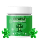 Creatine Monohydrate Gummies for Men & Women | 5000mg of Creatine Gummies per Serving | Sugar, Gluten Free & Halal | Pack of 90 for Pre Workout & Muscle Recovery | Green Apple Flavor