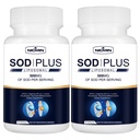 500MG Superoxide Dismutase Supplement - SOD Plus with Liposomal Glutathione, AKG, Green Tea Extract, L-Arginine, Lysine, Resveratrol and Vitamin E for Immune Support, Antioxidant 120 Capsules
