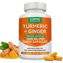 Turmeric Curcumin Supplement, 2400mg Turmeric Extract with 95% Curcuminoids (1PCS)