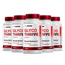 (5 Pack) Glyco Thrive Capsules - Advanced GlycoThrive Blood Support Supplement for Healthy Circulation, Official Glycogen Support Pills with Premium Ingredients for Overall Wellness (300 Capsules)