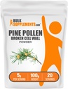 BulkSupplements.com Pine Pollen Powder - Broken Cell Wall, Pine Pollen Supplement, Herbal Supplement - Gluten Free, 5g per Serving, 100g (3.5 oz) (Pack of 1)