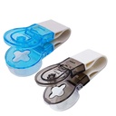 Portable Pill Extractor 2 pcs Pack Blue & Gray, Personal Pills Organizers Remover Popper Easy Tab Opener Tablets Out Tool Parkinson Gadgets