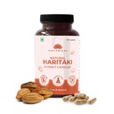 Saptamveda Natural Harad/Haritaki Powder Capsules - 500mg | 60 Capsules (Pack of 1) | Immunity Booster, Relieves Constipation, Regulates Bowel