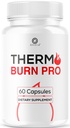 Thermo Burn Pro Capsules - Official Thermoburn Pro Pills Advanced Support for Maximum Strength with Natural Ingredients Vitamins ThermoburnPro for Health & Wellness, 60 Capsules for 1 Month
