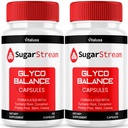 (2 Pack) Sugar Stream Capsules, SugarStream Balance Blood Health Support Supplement Pills, Advanced Glyco Optimizer Formula Capsulas, Premium Natural Ingredients for Overall Health & Wellness (120 ct)
