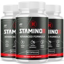 (3 Pack) Staminox Capsules, Official Staminox Pills with All Natural Ingredients, Advanced Overall Health & Wellness Vitamin Supplement Formula for Maximum Strength Multivitamin Support (180 Capsules)