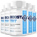 (5 Pack) Boost TRT Capsules, Official BoostTRT Capsules with All Natural Ingredients, Advanced Health & Wellness Support Formula with Max Strength Premium Active Lifestyle Vitamins (300 Capsules)