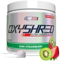 EHP Labs OxyShred Pre Workout Powder - Kiwi Strawberry, 33 Servings | Supports Energy, Focus and Endurance with Acetyl L Carnitine and L Glutamine, Thermogenic Formula, Sugar Free, Zero Jitters