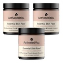 ACTIVATEDYOU Essential Skin Food, Advanced Skincare Collagen Elastin Support Supplement for Aging Skin, Helps Improve Appearance of Face Texture, Sagging w/Dermaval, Vitamin C (30 Count (Pack of 3))