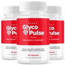 (3 Pack) Glyco Pulse Pills, GlycoPulse Supplement Capsules with Advanced Maximum Strength and Balance Support Formula, All-Natural Premium Ingredients for Overall Wellness Multivitamin (180 Capsules)