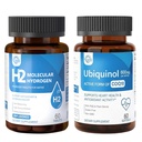 Daily Energy & Wellness Bundle – Molecular Hydrogen Water Tablets + Ubiquinol CoQ10 with PQQ, Vitamin E & Plant Sterols – Supports Cellular Energy, Hydration & Active Lifestyles