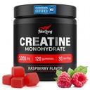 Creatine Monohydrate Gummies for Women & Men, 5000mg per Serving - Sugar Free Vegan Pre-Workout Gummies for Muscle Strength & Recovery, 120 Count, Raspberry Flavor