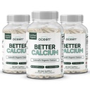 Organics Ocean Better Calcium - Organic Red Algae Calcium with Vitamin D3 and K2 Supplements - Supports Bone Structure, Joint Comfort & Encourages Healthy Aging - Plant-Based, Non-GMO - 3 Pack