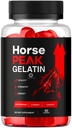 Horse Peak Gelatin - Official HorsePeak Gelatin Gummies with All Natural Ingredients, Advanced Gummys Maximum Strength Formula for Wellness & Overall Health Support, 60 Gummies for 1 Month