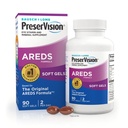 PreserVision AREDS Oogvitaminen, Multivitamine met Koper, Vitamine A, C & E, Zinksupplementen, 90 Softgels