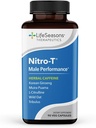LifeSeasons Nitro-T - Mannenprestaties ondersteuning Supplement - Verbeteren van uithoudingsvermogen en energie - Bevorderen van gezonde bloedcirculatie - L-Citrulline L-Theanine Tribulus Ginger Kava & Cafeïne - 90 capsules