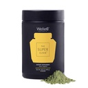 WelleCo The Super Elixir Daily Greens Powder, Probiotic Drink Mix with Whole Foods, Gluten Free, Vegan Gut Health Powder, Energy, Immunity, Healthy Skin, Hair & Nails (300g, Lemon Ginger)