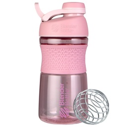 BlenderBattle SportMixer Shaker Bottle Perfect voor eiwitshakes en pre-workout, 20-ounce, Rose