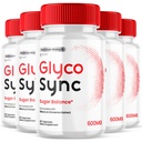 (5 Pack) Glyco Sync Capsules - Glyco Sync Advanced Balance Supplement Pills, All Natural GlycoSync Sugar Support Once Daily for Health and Wellness Extra Strength with Cinnamon Extract (300 Capsules)