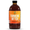 Herb To Body Turmeric Bitters Liquid, 16oz - with Turmeric Root & Natural Herbal Blend, Herbal Detox & Digestive Bitters, Liquid Supplement for Wellness & Balance