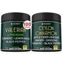 Bundel 5in1 Valeriaan wortelsupplement & 6in1 Premium Ceylon kaneelsupplementen