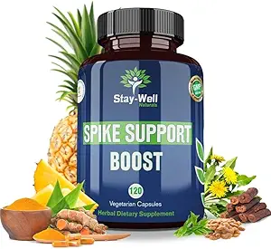 Spike Support Supplement, Nattokinase, Dandelion Root, Irish Sea Moss, Selenium, Black Seed- Natural Immunity Booster 