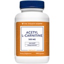 De vitamine Shoppe Acetyl-L-Carnitine 500mg ondersteunt gezonde hersenen en geheugenfunctie, bevordert de energieproductie CarnipureTM biedt de zuiverste vorm van L-Carnitine (240 capsules)