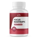 Focus Nootropic, Supports Brain Function Dietary Supplement, Boost Cognitive Performance | 60 Capsules
