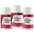 Focus Nootropic, Supports Brain Function Dietary Supplement, Boost Cognitive Performance | 3 Bottles