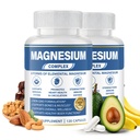 1000mg Magnesium Complex 8 in 1 for Women & Men Vegan Magnesium Supplement | With Glycinate, Citrate, Malate, Taurate & More Magnesium Forms, Vegan Formula for Sleep, Fatigue & Heart Health 240 Capsules