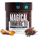 JESSICA WELLNESS Magical Turmeric Tea, Cocoa | Turmeric Powder with Cocoa, Ginger & Black Pepper | Turmeric Tea Drink Mix | Curcumin & Ginger Blend | Stevia-Sweetened | 3.5 oz
