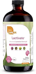 Zahler Lactivate, Borstvoeding Ondersteuning Supplement om moeders melk kwaliteit en hoeveelheid te verhogen, alle natuurlijke borstvoeding vloeibare formule bevat Fenegriek, gecertificeerde Kosjer Postnatale Vitamine, 16oz