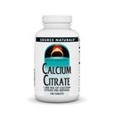 Source Naturals Calcium Citrate, 1,000 mg - 180 Tablets | 1,000 mg of calcium citrate per serving | Bone Support*
